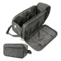 Bolsa de aseo hombre gran capacidad neceser de viaje organizador cosmetico portatil - Gris oscuro