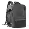 Dunkelgrauer multifunktionaler Reise-Rucksack, große Kapazität Business-Schulrucksack für alle. - Vertikal / Schwarz