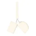 Weißes minimalistisches Multi-Taschen Handgelenk Armband Kartenetui und Münzbörsen Set. - Beige/Beige