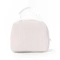 Rosa-weißer gestreifter Lunchbag, große Kapazität tragbare Bento-Tasche für Arbeit und Pendeln. - Rosa Gestreift