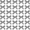 Black and white plaid bow hair clip variant pattern design, sweet college style sweet hair accessory. - Fresh Plaid / 4cm / Black Plaid