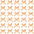 Molletta per capelli con fiocco a quadretti arancione, accessorio carino stile college. - Quadri Freschi / 4cm / Plaid Arancione