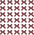 Set di mollette per capelli con fiocco in tartan rosso e nero, simpatici accessori per capelli. - Quadri Freschi / 4cm / Quadri rossi e neri