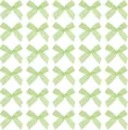 Molla per capelli con fiocco vichy verde, accessorio per capelli a quadri stile college. - Quadri Freschi / 4cm / Quadri Verde Chiaro
