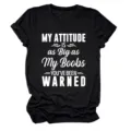Dames casual korte mouw zwart t-shirt met grappige letter print novelty top zomerkleding - S / Tops / Zwart