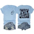 Taglia S / Top (Grafica Nera) / Azzurro