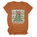 S / Tops / Burnt Orange (White Letters Multicolor Graphic)