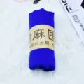Sciarpa tinta unita in cotone e lino da donna, scialle mare blu royal leggero e regalo chic. - N. 10 Blu