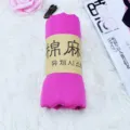 Sciarpa tinta unita cotone lino donna, scialle mare estate protezione solare decorazione. - Rosso Rosa Chiaro