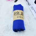 Sciarpa tinta unita in cotone e lino, scialle estivo traspirante e elegante foulard decorativo. - N. 11 blu denim