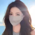 Breathable ice silk sun protection face mask for women, UV blocking full face cover. - One Size / Medium Breathable Mesh Mask - Light Gray