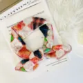 Korean style fashion colorful square scarf silk neckerchief spring autumn versatile soft thin - 70x70cm High Quality Version / Red White Square
