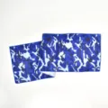 Asciugamano sportivo in microfibra mimetica blu ad asciugatura rapida per palestra e yoga. - 30*100cm / Blu Scuro Borsa Opaca