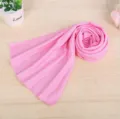 Asciugamano rinfrescante per sport fitness yoga palestra asciugatura rapida rosa leggero! - 30x80cm / Rosa