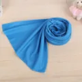 Toalla deportiva refrescante azul para fitness, yoga y actividades al aire libre. Secado rápido. - 30x80cm / Azul cielo