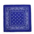 Blaues Paisley Bandana Kopftuch Unisex Hip Hop Radfahren Outdoor Sport Tuch neu! - Saphirblau