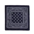 Schwarzes Paisley Bandana Tuch Unisex Hip Hop Streetwear Kopftuch Outdoor Sport - Marineblau