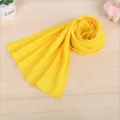 Toalla refrescante amarilla para deportes y fitness, tela absorbente de sudor de secado rápido. - 30x80cm / Amarillo tierno