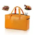 Portable BBQ meat resting bag insulated thermal tote orange outdoor cooking storage bag - 17 x 8.7 x 10 Inch / Dark Brown
