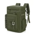 Military Green Insulated Cooler Backpack Waterproof Picnic Camping Travel Bag Variant - Army Green
