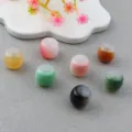 Acryl Verlaufsperlen zweifarbig jadeartig Tonnenperlen, DIY Armband Zubehör Detail Ansicht. - Zufällige Mischfarben