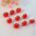 12mm ακρυλικες χαντρες μανιταρι χρωματιστες DIY κοσμηματα αποστατες υλικα κατασκευης - Ανοιχτό Κόκκινο