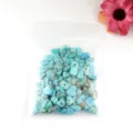 Unregelmaessige blaue tuerkis chips lose perlen gebohrte abstandshalter diy schmuck zubehoer - Türkis