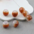 Farbverlauf Acryl Perlen Zweifarbig DIY Schmuck Herstellung Armband Basteln Zubehörteile - Rotbraun