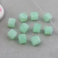 Groene acryl kubus kralen voor DIY sieraden maken, armbanden en kettingen accessoires. - 8mm Kleur 11