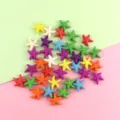 Colorful turquoise starfish loose beads for DIY jewelry making and crafting bracelets. - Starfish / Colorful