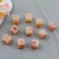 Acryl vierkante kralen gemarmerde afstandshouder losse kralen voor DIY handgemaakte sieraden - 8mm Kleur 10