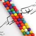 Colorful turquoise stone beads detail shot, smooth round loose beads for DIY jewelry making and crafting. - Round Beads / 8mm / Colorful