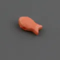 Détail de perle de poisson rose, accessoire de bijou thème océan mignon, composant DIY. - Orange Clair