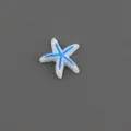 Resin Starfish DIY Accessory Flatback Charm for Hairpin Shoe Decoration Craft - S / Blue