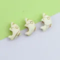 Turquoise Dolphin Shape Loose Beads DIY Jewelry Making Beading Accessories Craft Supplies - Dolphin / White