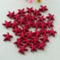 Red starfish shaped DIY jewelry accessories loose beads for handmade DIY craft bracelets. - Starfish / Red