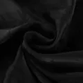 Nahaufnahme des schwarzen Jacquard-Stoffes für ärmelloses Top, elegante Textur. - S / Oberteile / Schwarz