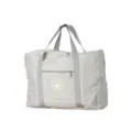Borsa da viaggio portatile grande capacita organizer bagagli per vestiti e vacanze. - Beige