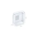 Scatola di immagazzinaggio a parete trasparente per telecomando e telefono, 12x10x4,5cm plastica - Piccolo Singolo