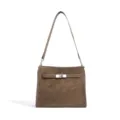 Brown leather shoulder bag stylish classic handbag premium quality elegant design for women - Retro Brown