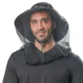 Sommer Outdoor Moskitonetz Fischerhut Sonnenschutz schnelltrocknend Angeln Klettern Sonnenhut - Schwarz