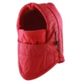 Winter thermal cycling balaclava windproof fleece lined face mask for outdoor sports - Red