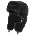 Winter thermische Ushanka Bomber Mütze winddicht wasserdicht Ohrklappe Kappe für Damen und Herren - Einheitsgröße / Maskenstil - Einzelner Hut