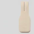 Portable silicone magnetic hat clip for outdoor travel and anti-UV hat holder. - Beige