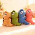 Cute big-eyed dinosaur plush toy claw machine doll colorful stuffed animal gift for kids - Mixed Colors