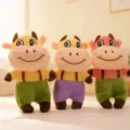 Cute plush cow stuffed doll toy soft animal figure claw machine doll gift wholesale - Standing Ox (20cm)