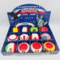 Set de juguetes antiestrés empanadilla rebote lento PU, banderas regalo de descompresión. - 1 Pieza/Paquete / Copa del Mundo 1 - Rebote Lento PU + Cesta Vaporera