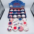 4th of July America 250th theme squishy dumpling toys slow rebound stress relief toys display box. - 1 Piece / World Cup 5 - PU Slow Rebound + Steamer Basket