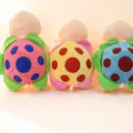 Colorful plush turtle toy cute claw machine doll plushie cute gift for kids wholesale - 20cm / Colorful