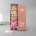 Soap flower rose bouquet gift box, 18 pcs artificial roses for Valentine's Day birthday. - 18-Flower Champagne